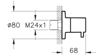 Artema Ankastre Stop Valf Sıva Üstü - A41458